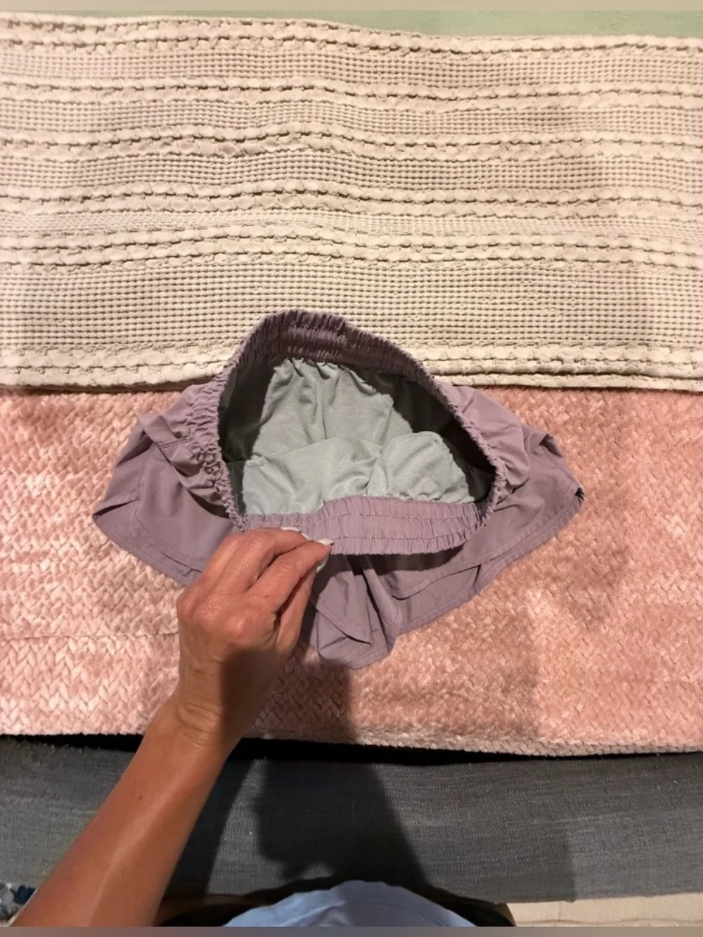 GAP Women's Lavender Athletic Drawstring Shorts